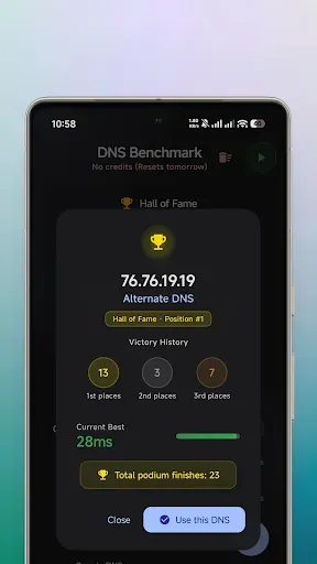 Скриншот 4 — FlameDNS - DNS Changer