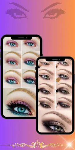 Скриншот 3 — Eye Makeup Ideas Art & Designs