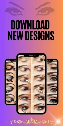 Скриншот 5 — Eye Makeup Ideas Art & Designs