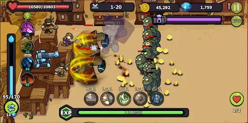 Скриншот 3 — Zombie Defense: Idle Survival