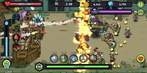 Скриншот 6 — Zombie Defense: Idle Survival