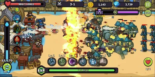 Скриншот 8 — Zombie Defense: Idle Survival