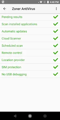 Скриншот 2 — Zoner AntiVirus