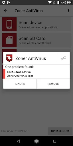 Скриншот 3 — Zoner AntiVirus