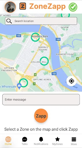 Скриншот 3 — ZoneZapp:Zone & community Talk