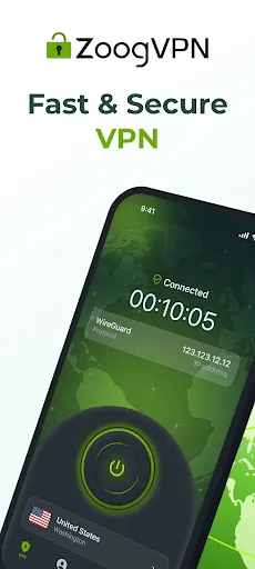 Скриншот 1 — ZoogVPN - быстрый VPN