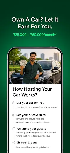 Скриншот 8 — Zoomcar: Car rental for travel