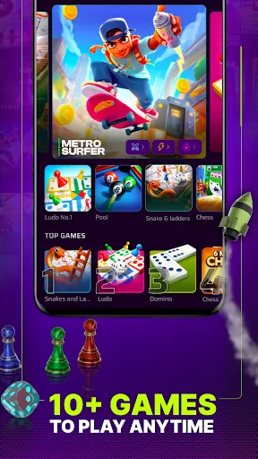 Скриншот 2 — ZO Play: Games, Reels, Videos