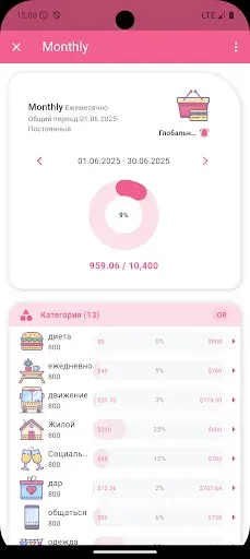 Скриншот 6 — Money+ милый учет расходов