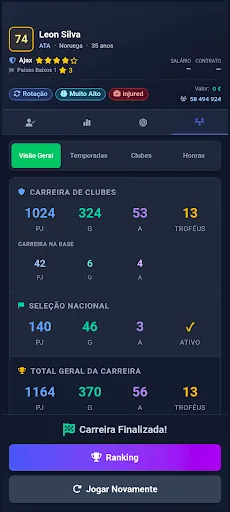 Скриншот 5 — My Football Career Sim