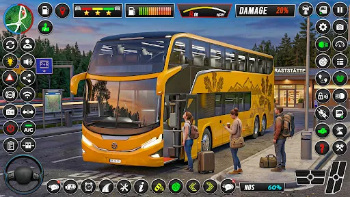 Скриншот 1 — Bus driving game Bus simulator