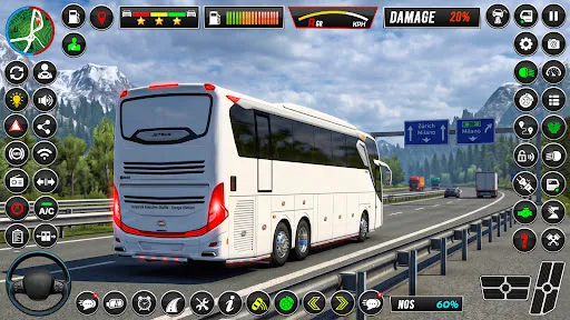 Скриншот 2 — Bus driving game Bus simulator