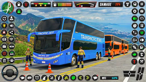 Скриншот 3 — Bus driving game Bus simulator