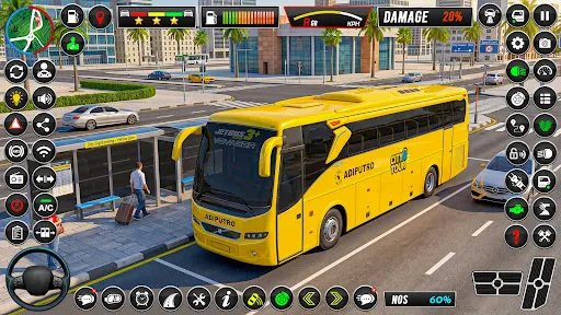 Скриншот 8 — Bus driving game Bus simulator