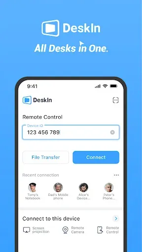 Скриншот 1 — DeskIn Remote Desktop