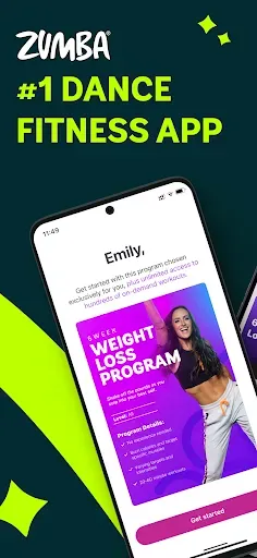 Скриншот 1 — Zumba - Dance Fitness Workout