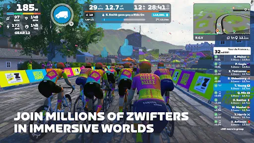 Скриншот 3 — Zwift: Indoor Cycling Fitness