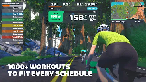 Скриншот 4 — Zwift: Indoor Cycling Fitness