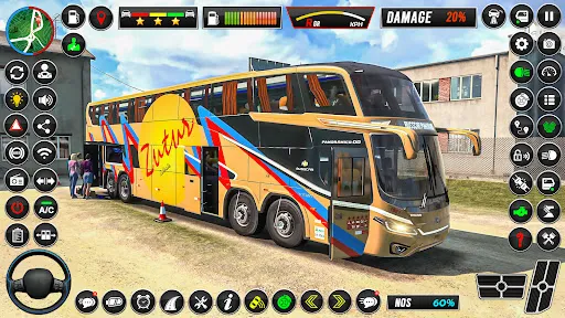 Скриншот 1 — Bus Simulator Game Coach Bus