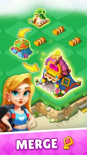 Скриншот 7 — Anna's Merge Adventure-Offline