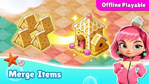 Скриншот 6 — Merge Miracle Town - Offline