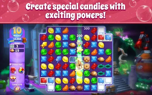 Скриншот 4 — Wonka's World of Candy Match 3