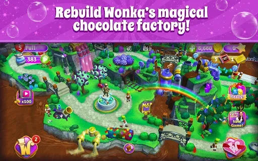 Скриншот 6 — Wonka's World of Candy Match 3