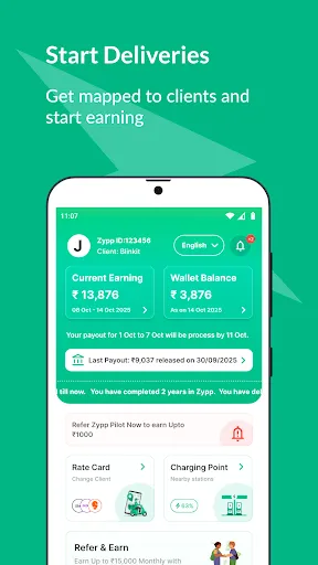 Скриншот 4 — Zypp-EVs for Rental & Delivery