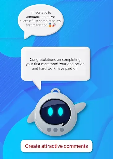 Скриншот 1 — Генератор комментариев AI
