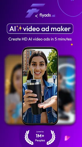 Скриншот 1 — FlyAds - AI Video Ads Maker