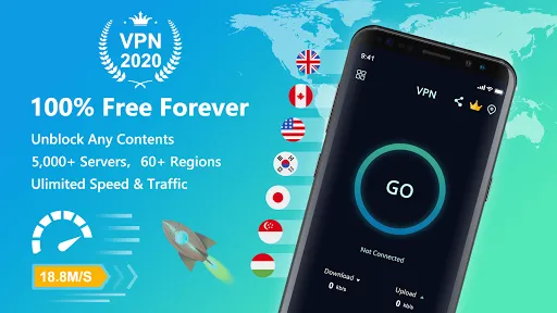 Скриншот 1 — Free VPN Super™-бесплатный ВПН