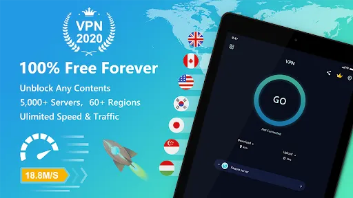 Скриншот 6 — Free VPN Super™-бесплатный ВПН