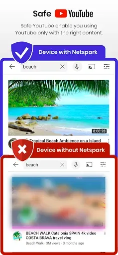 Скриншот 2 — Netspark Real-time filter