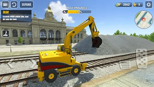 Скриншот 1 — Excavator City Builder