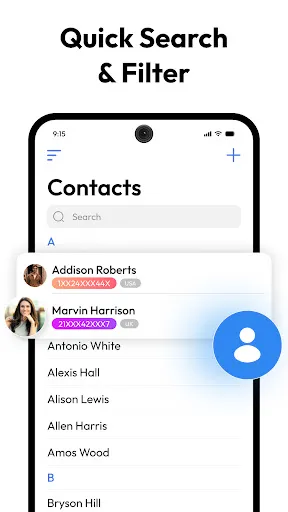 Скриншот 1 — Contacts
