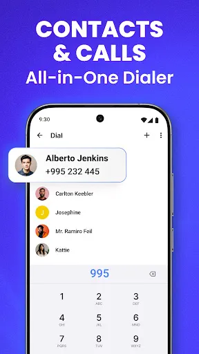 Скриншот 1 — Contacts: Phone Calls & Dialer