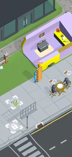 Скриншот 1 — Food Truck: Idle Street Chef