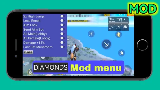 Скриншот 1 — Fire Mod Menu Vip