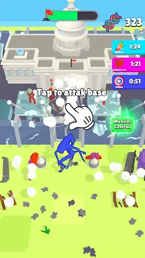 Скриншот 1 — Alien Raid: Monster evolution