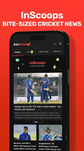 Скриншот 5 — CricRocket: Live Cricket Score