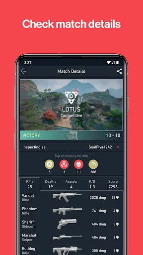Скриншот 2 — Spike Stats - Valorant Tracker