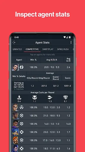Скриншот 6 — Spike Stats - Valorant Tracker