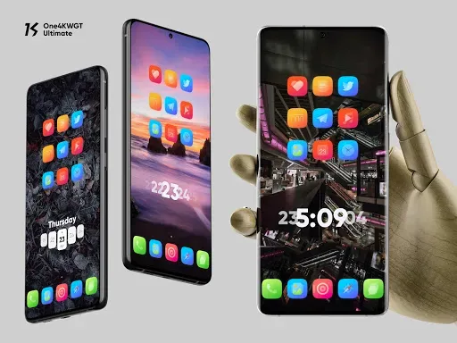 Скриншот 1 — One4KWGT Ultimate: KWGT widget