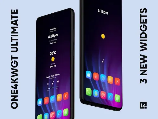 Скриншот 2 — One4KWGT Ultimate: KWGT widget