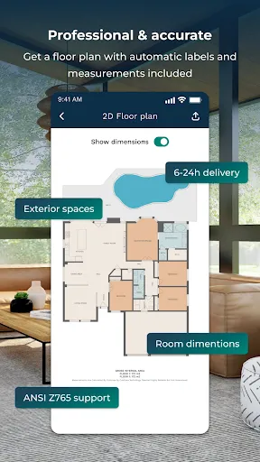 Скриншот 2 — CubiCasa | 2D & 3D Floor Plans