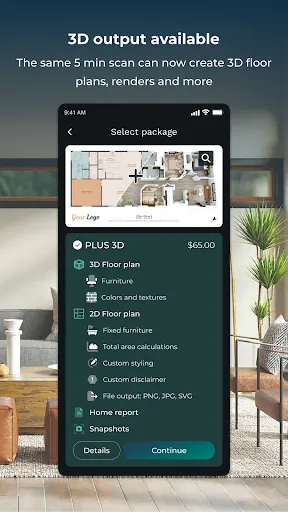 Скриншот 4 — CubiCasa | 2D & 3D Floor Plans
