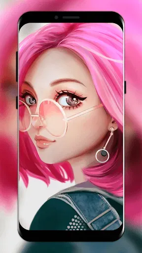 Скриншот 1 — Live Glitter Girly Wallpaper
