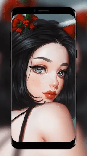 Скриншот 2 — Live Glitter Girly Wallpaper