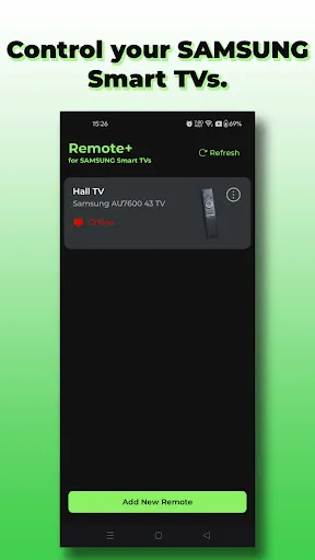 Скриншот 1 — Remote+ для Samsung TV