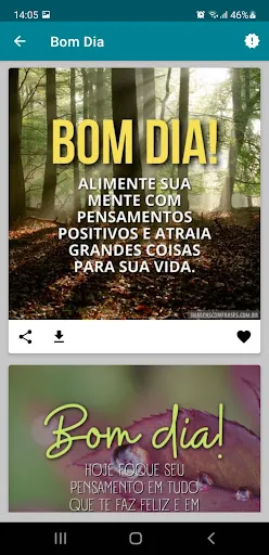 Скриншот 1 — Bom Dia, Boa Tarde, Boa Noite